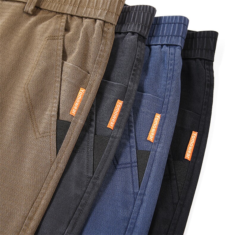 春秋冬季抗皱休闲裤男直筒高端青年弹力百搭长裤6266p48/加绒p55，男装卫衣，星座224-1