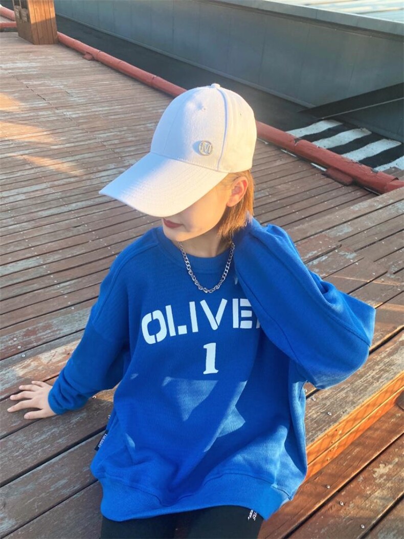 欧葛妮加绒新款法式波纹邹卫衣，女装卫衣/绒衫，OGENI 欧葛妮