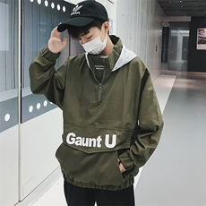 D06秋港风卫衣男连帽套头韩版潮流学生情侣衣服潮牌外套ins夹克，男装夹克，星座115A(原星座507）