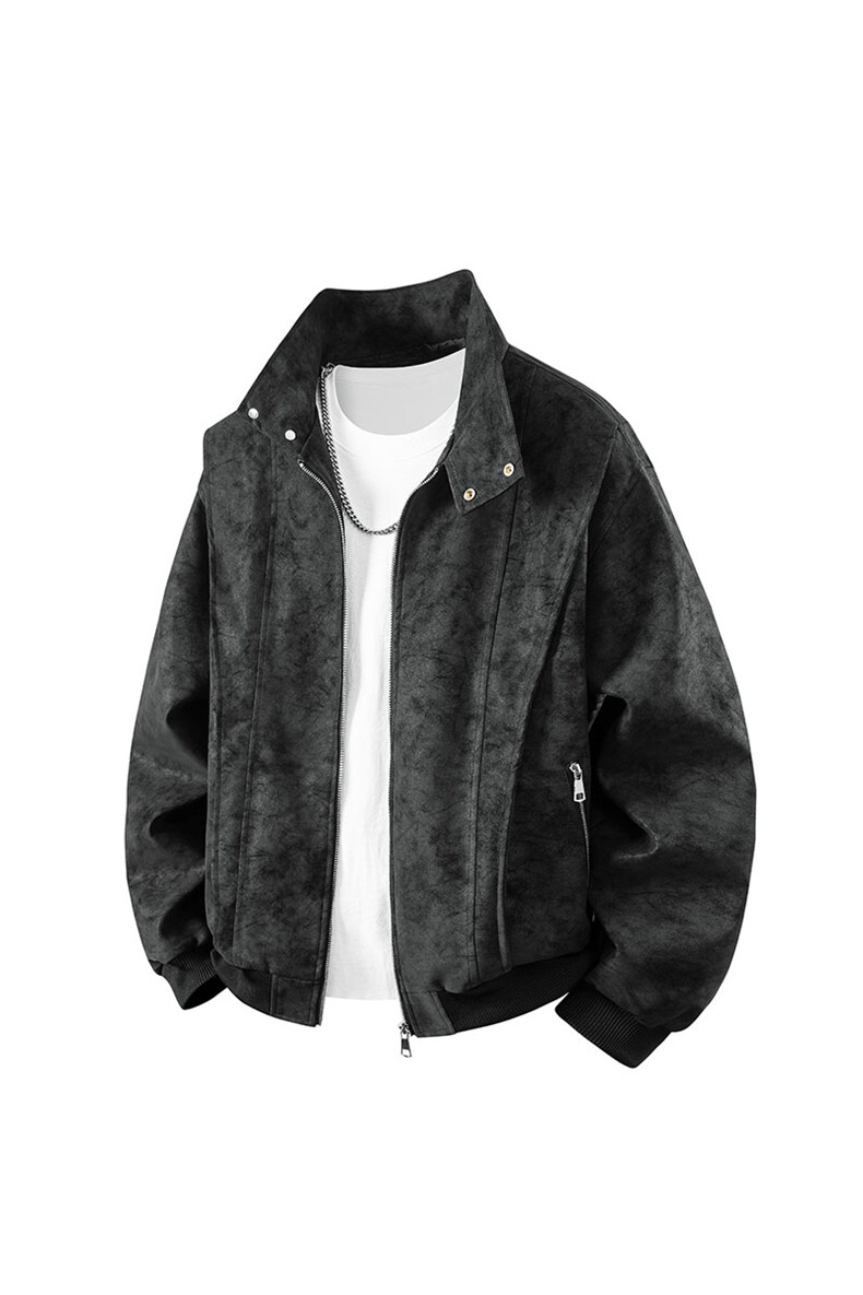 2026春季新款得物品质休闲皮夹克飞行服皮衣男防外套2851-P66,男装夹克,星座1402-2