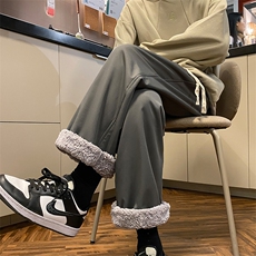 冬季羊羔绒加绒防水防风休闲裤715-6-BX21P55(控78），男装休闲裤，星座715-6