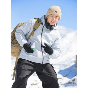 防水冲锋衣夹克港风工装连帽户外登山服男女款 C61320-TP4589图片