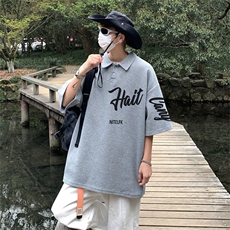 电商DSA028-PLK291P30100聚酯夏季新款华夫格短袖POLO衫男，男装T恤，电商A028