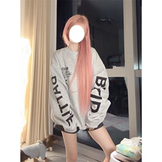 1430#薄款后包领纯棉华棉复合卫衣女，男装卫衣，星座506A