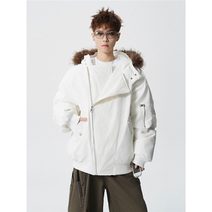 有90绒报告 可拆卸毛领羽绒服派克服标90绒78197P268控428图片