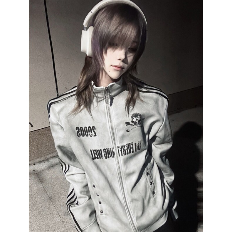 有货。喷脏卫衣男女春秋夹克外套上衣WB667-P60,男装夹克,星座412-3