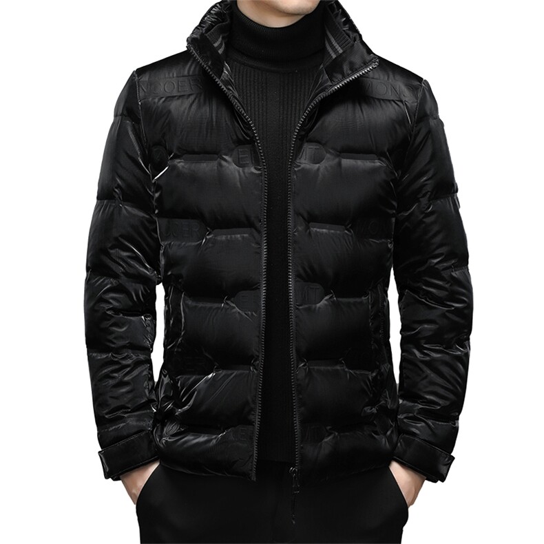 白鸭绒中年男休闲立领羽绒服保暖爸爸装短款羽绒服男YL5806-P275,男装羽绒服,电商B212（原钱塘6029）