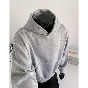 拼接重磅500克加绒奥粒绒连帽卫衣硬挺宽套头外套 RH5306JR-P62图片