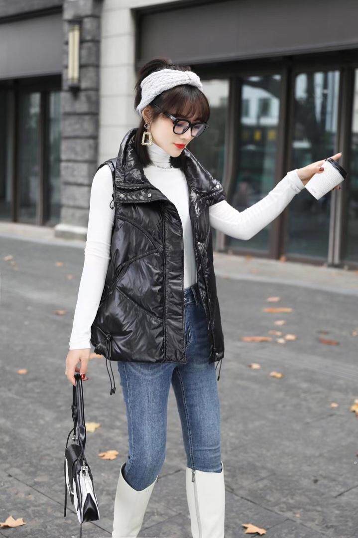 冬季补单款羽绒马甲，女装马甲，名门秀