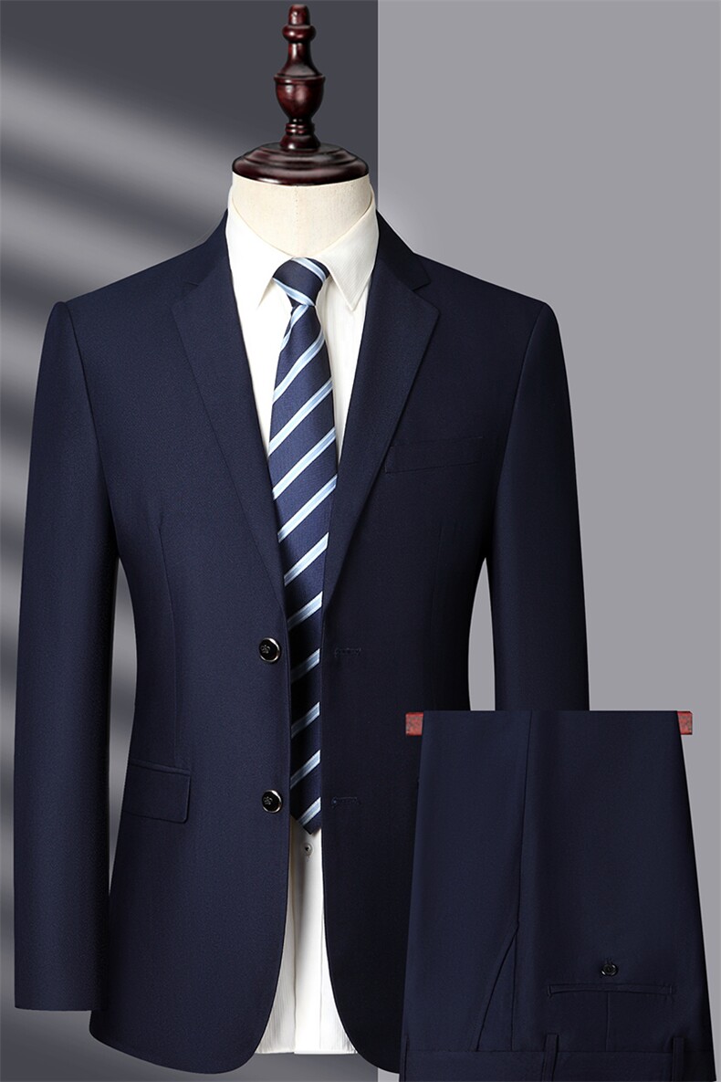 男士2023年春季西服礼服西装修身商务休闲男装西装套装,男装西服套装,电商B360