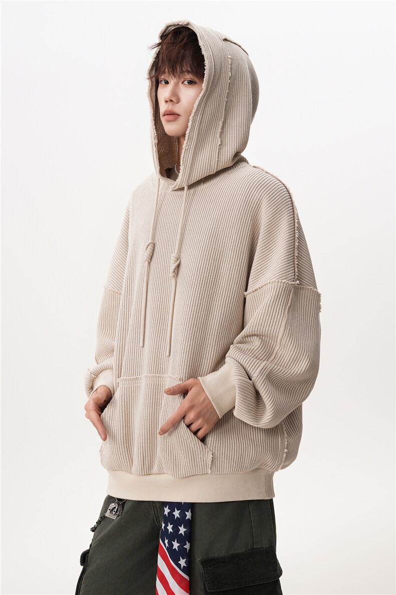 6XL-M美式基础百搭设计感小众宽松连帽卫衣男WY52-P60,男装卫衣,电商D206-1