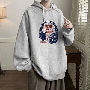 连帽卫衣男大码胖子帽衫大号运动服WY2422-P35图片