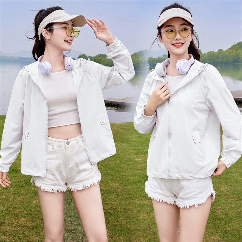 现货！！防晒衣女2024夏季新款时尚透气防晒衫薄外套,女装防晒衣,以桐