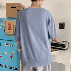 ！版权注册！2023春夏纯棉潮流百搭男士短袖T恤半袖闪T336P28，男装T恤，电商B220