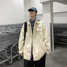 2023春季男士牛仔夹克港风高街痞帅连帽（可拆卸）外套JK839-P70，男装夹克，星座1103-3