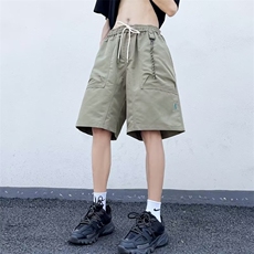 夏季工装短裤男ins潮牌运动宽松百搭中裤帅气户外速干GK678-P33，男装休闲裤，星座1109-3
