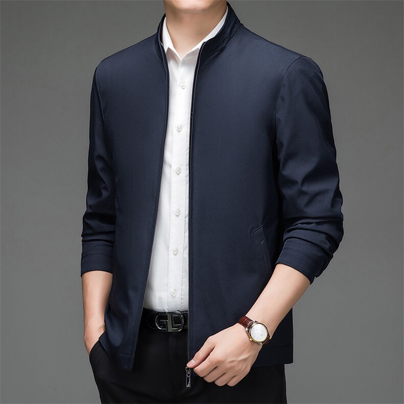 BEA2198钱塘2020-2春秋新款中年男士百塔休闲商务夹克外套P115图片