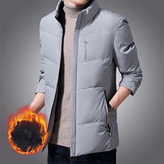 CX19917钱塘2020-2中年男士商务休闲冬季厚款百搭简约羽绒服P195，男装羽绒服，钱塘207-2