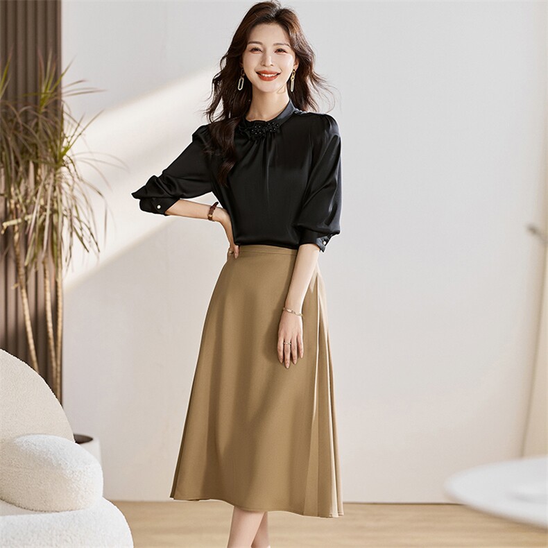 《秋装新品》随心注意自在潮流两件套套裙,女装套装/套裙,魅丽静蓝