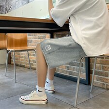 夏季破洞牛仔短裤五分裤B377-N655-P35-限49,男装牛仔裤,电商B377