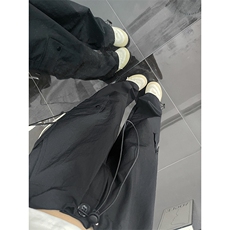 B221美式ins街头hiphop宽松休闲薄款冰丝工装裤LK23124-P60控78，男装休闲裤，电商B221