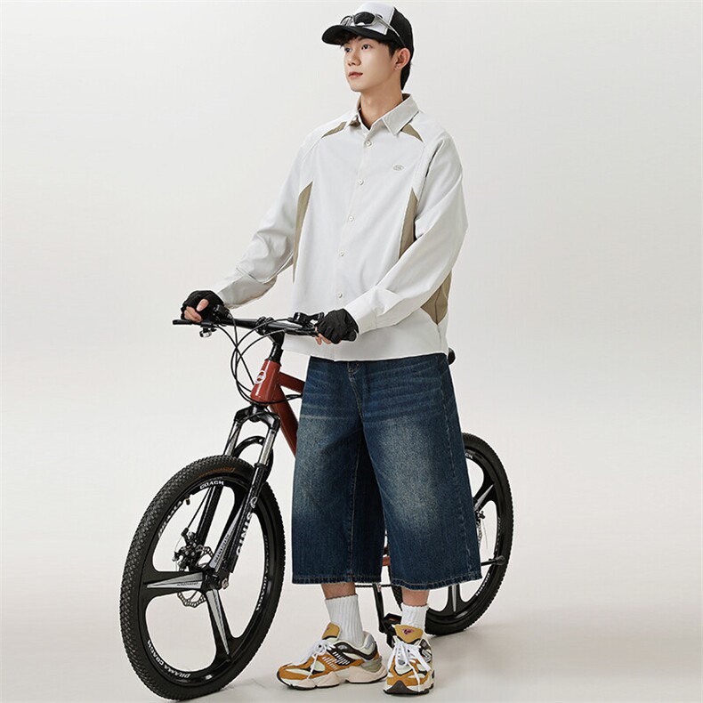 2025春季新款男装日系潮牌衬衫CS308,男装衬衫,电商A101（原外27）