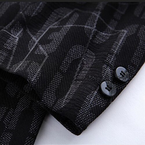 秋冬季新款中年西装领夹克爸爸商务男装印花西服外套ASD2271-P180，男装西服，电商B212（原钱塘6029）
