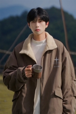 两面穿棉衣DT2221-TP125控价168冬季Cityboy时尚宽松加绒棉服，男装棉衣，电商A102-1