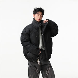 现货万件入仓供抖音得物防水防污立领pu皮棉服218-7-M120-特60图片