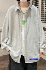 控58加厚加绒衬衫男大码长袖衬衣男外套HC79202-P38加绒款-P48，男装衬衫，电商A040