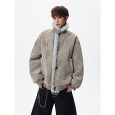 6无影墙PU皮荔枝纹座山雕全毛棉衣外套514A-HWH102-P128控228，男装棉衣，星座514A（原614）