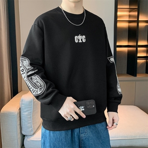 卫衣春季新款印花青少年套头男潮流学生休闲宽松WY822-P53图片