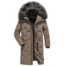 2020电商B247冬季新款长款青少年白鸭绒情侣款羽绒服MY77，男装羽绒服，电商B247