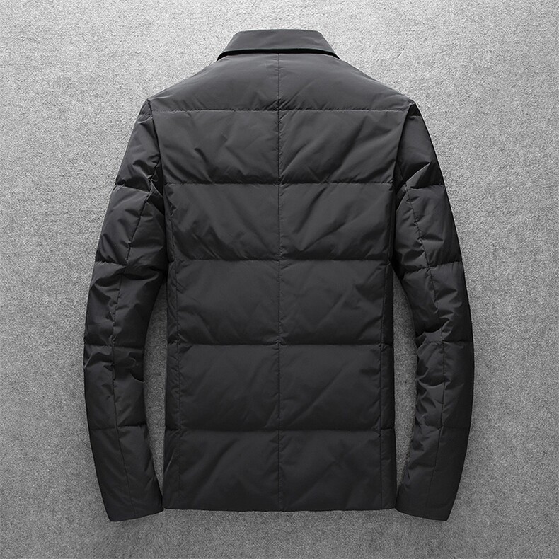 新款男士羽绒服西装羽绒时尚外套2216p270控价355,男装羽绒服,电商D222