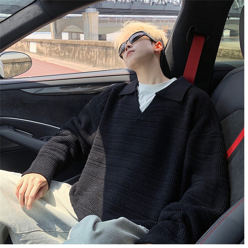 毛衣男秋冬新款港风宽松针织毛衫MYA8-P58,男装针织衫/毛衣,星座214-3