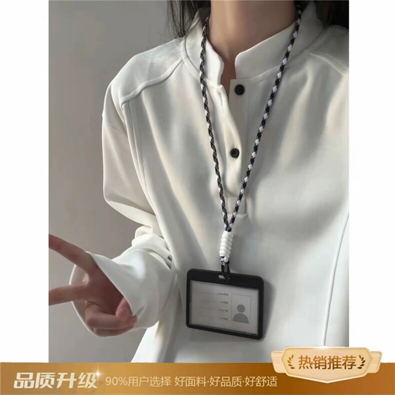 亨利领长袖t恤男季解构拼接设计感正肩打底衫POLO衫卫衣特P23现货，男装T恤，星座816A（原B366）