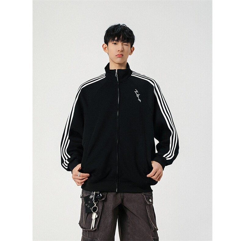 卫衣开衫男女立领外套春秋新款宽松百搭上衣XZ102B-1W2571P65,男装卫衣,星座102B-1