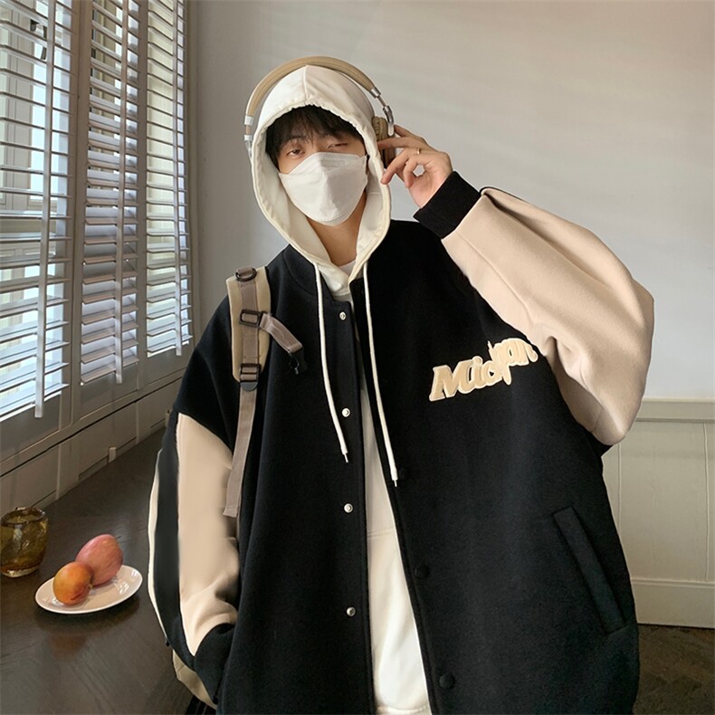 男装呢料呢子夹克23春秋季新款潮牌时尚男外套XZ514-2-F526-P115,男装夹克,星座514-2(原B239)