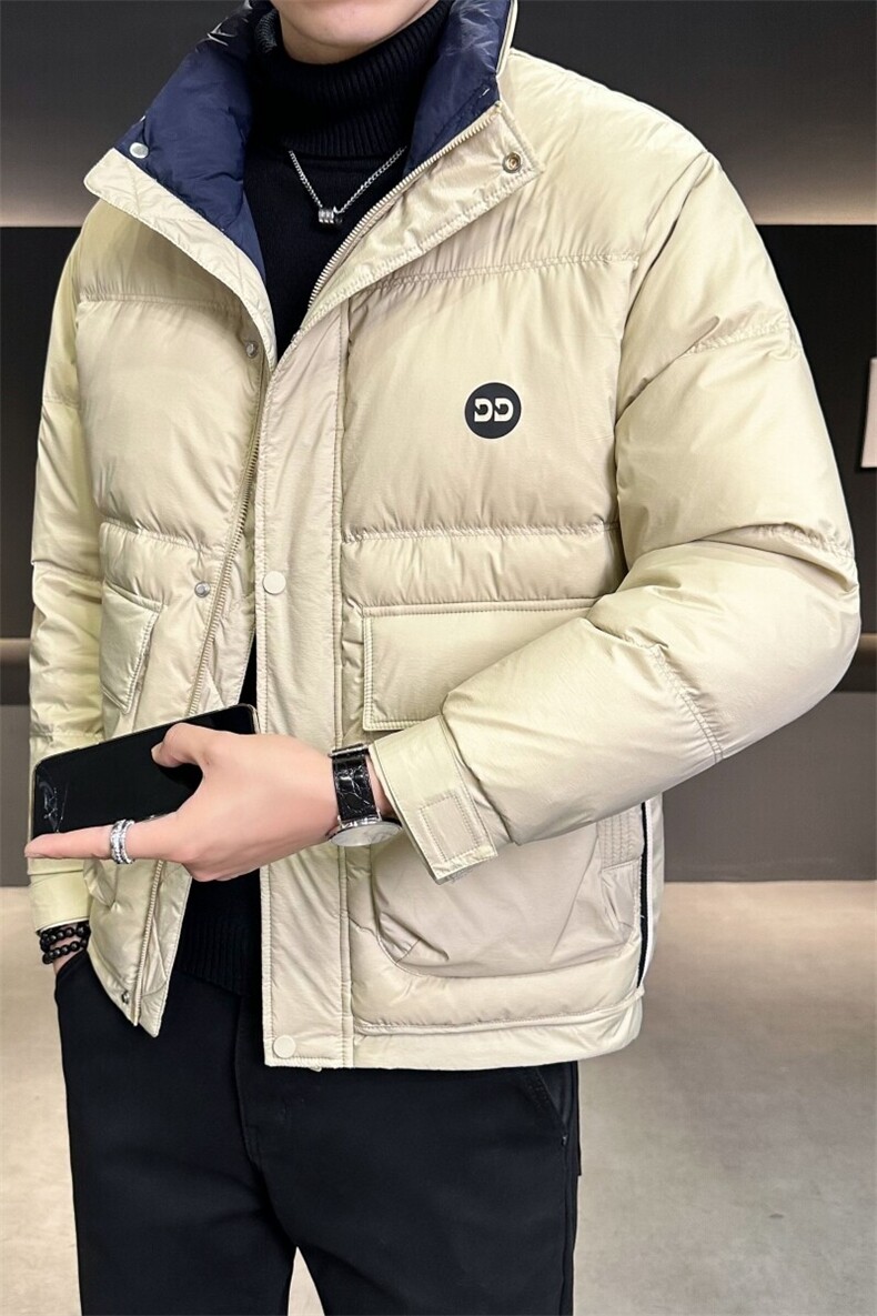 2025新款冬季男士羽绒服短款帅气百搭鸭绒外套B240-YR68055P178,男装羽绒服,电商B240