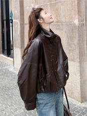 2025年冬季皮衣加绒棉衣RF2C290-6888#-P185-K278，女装皮衣，蝶眷