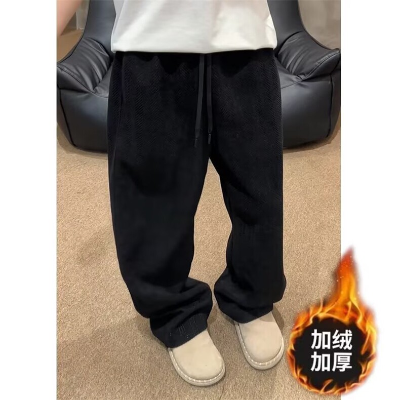 牛仔裤男宽松直筒美式高街复古潮牌ins高街大码阔腿加绒休闲长裤,男装牛仔裤,星座516A