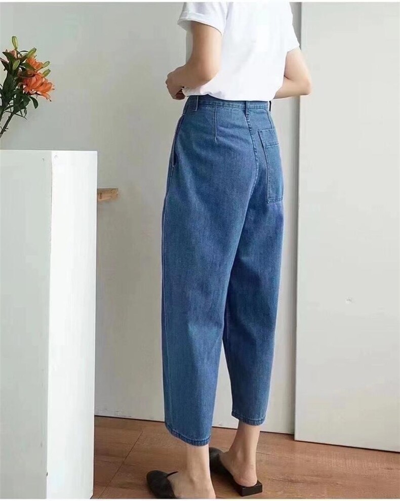 韩款牛仔休闲裤，女装休闲裤，斯帛芬迪