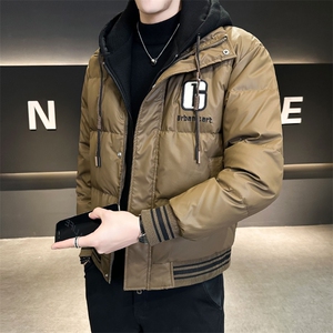 大货冬季羽绒服男连帽假两件防寒服C317-Y99818-P210图片