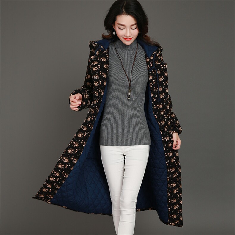 棉衣/棉服时尚百搭连帽长袖中长款直筒2020年冬季,女装棉衣/棉服,雪樱依海