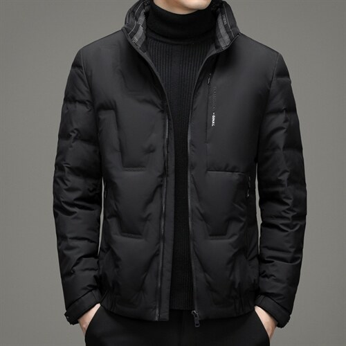 爸爸冬装羽绒服外套中年男冬季羽绒服中年休闲上衣MYYL92161-P230图片