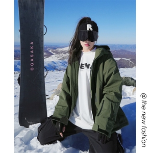 24冬单板防水山系户外中性风滑雪服男加棉加厚中性风外套M70-P140图片