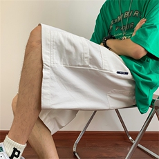日系工装短裤男宽松直筒休闲裤流行潮牌DK0691-P33，男装休闲裤，星座308B-1