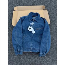 短款底特律夹克男款春秋季立领水洗潮牌牛仔工装外套JK618，男装夹克，星座516A