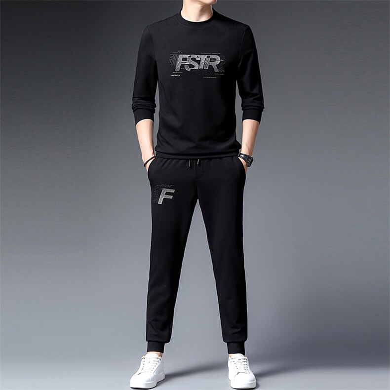 CA9830钱塘2020-2秋冬季新款时尚休闲帅气中青年男士套P160，男装休闲套装，钱塘207-2