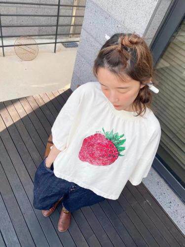 夏季新款草莓T，其它，潘格